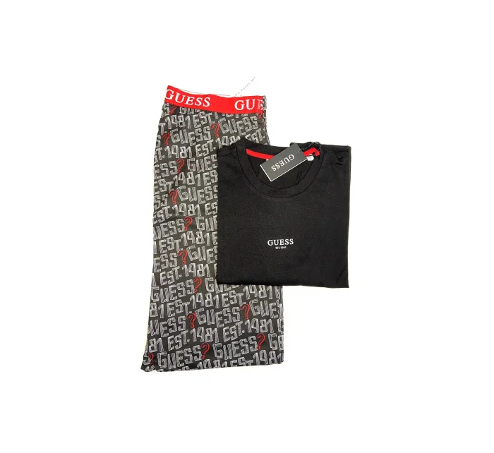 Pánské pyžamo U1BX01JR018 - P59S - Tmavě modrá - Guess