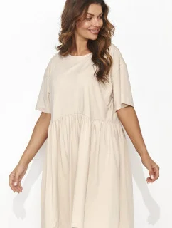 Denní šaty model 21149201 béžové - Numinou