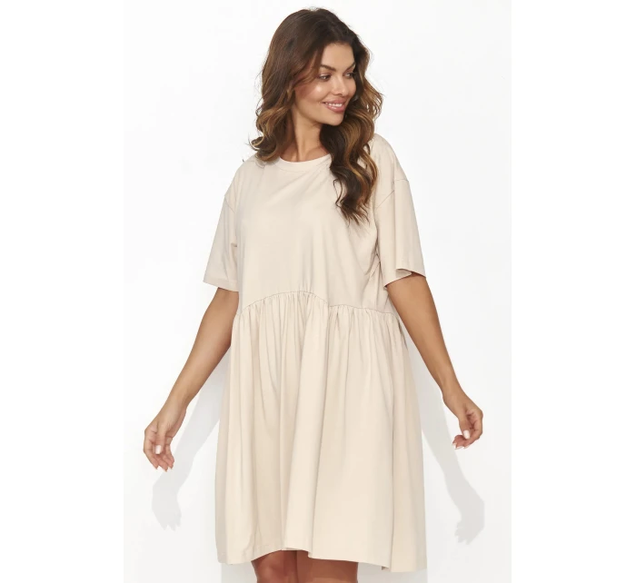 Denní šaty model 21149201 béžové - Numinou