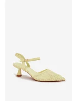 Sandály na podpatku  model 225216 Step in style