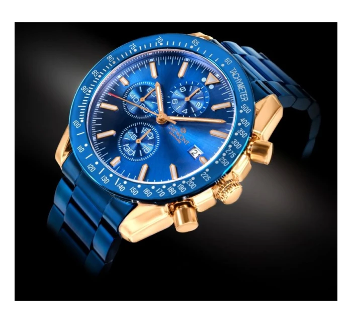 Pánské hodinky Giewont Chronograph Sapphire Blue Copper GW8720-B5 Pánské hodinky Giewont Chronograph Sapphire Blue Copper GW8720-B5