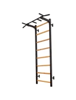 DŘEVĚNÝ KOVOVÝ GYMNASTICKÝ ŽEBŘÍK S HRAZDOU BENCHK 221B