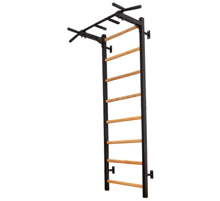 DŘEVĚNÝ KOVOVÝ GYMNASTICKÝ ŽEBŘÍK S HRAZDOU BENCHK 221B