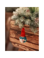 DEKORATIVNÍ PANENKA S TAŠKOU MODRÁ DÍVKA 7,5 CM DEKORATIVNÍ PANENKA S TAŠKOU MODRÁ DÍVKA 7,5 CM