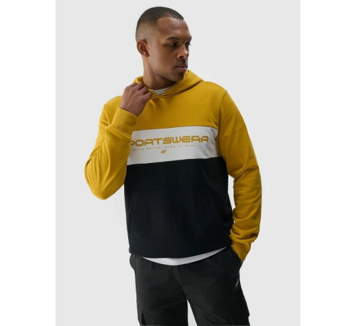 Pánská mikina s kapucí 4F 4FWSS24TSWSM1032-71S s pánskými prvky