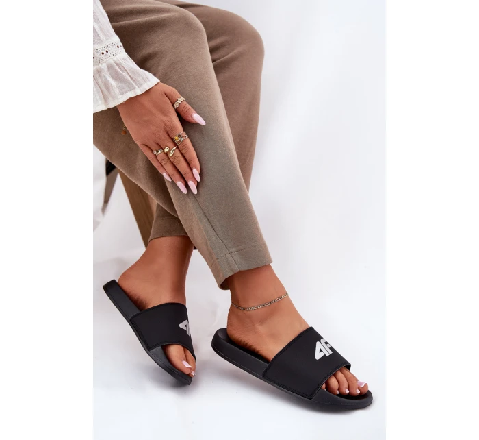 Dámské Pantofle Černé model 21695508 - 4F Dámské Pantofle Černé model 21695508 - 4F