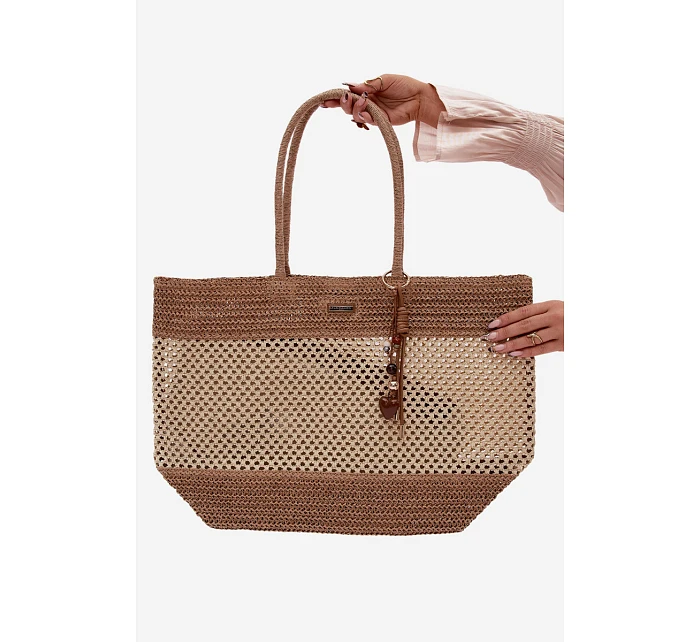 Velká Béžová Nákupní Taška z model 22111678 - Flora&Co