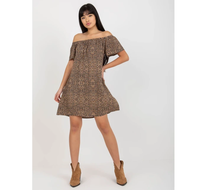 Dámské šaty  D73771R30145J hnědé - FPrice