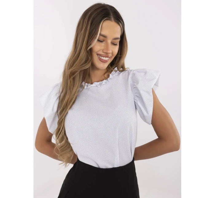 Halenka LK BZ 506781 2.80 bílá a černá Halenka LK BZ 506781 2.80 bílá a černá