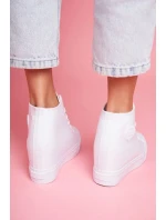 Dámské tenisky na klínku Big Star - bílé Dámské tenisky na klínku Big Star - bílé