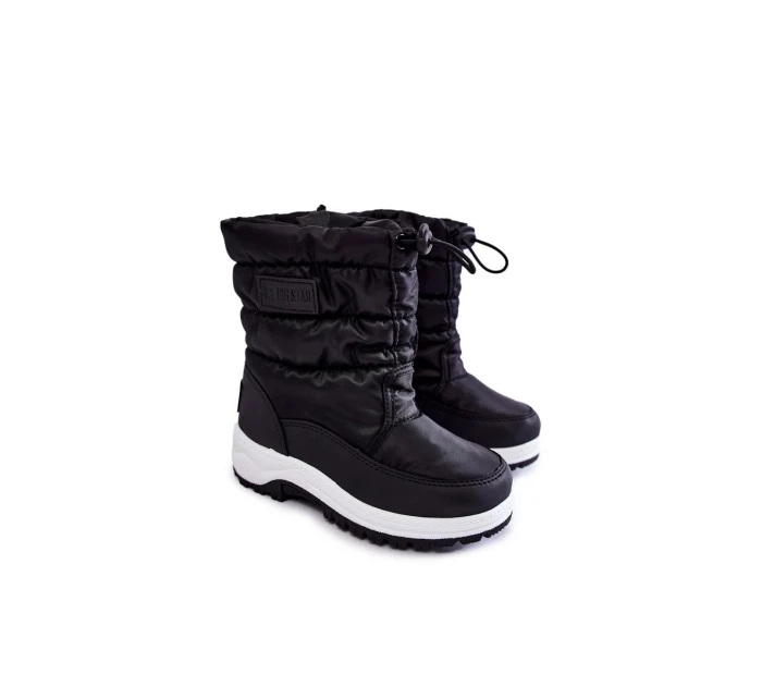 Dětské Sněhule On Slider Big Star KK374235 Černe