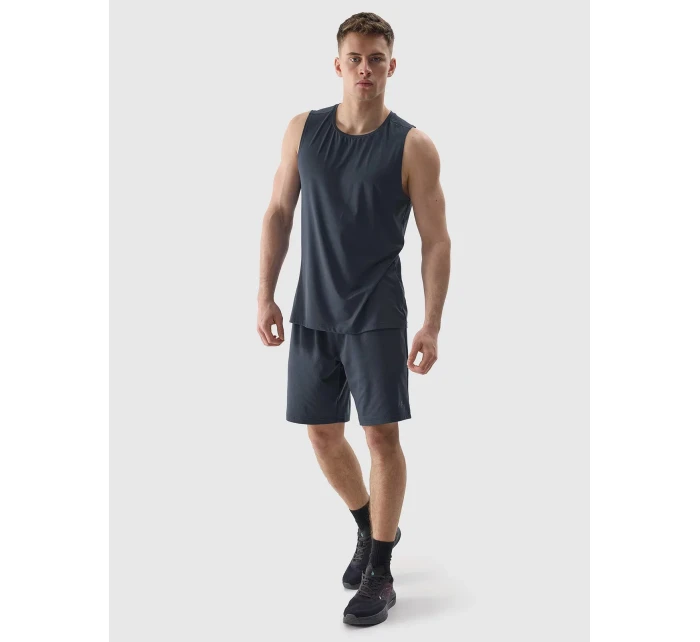 Pánské sportovní rychleschnoucí šortky 4F - denim Pánské sportovní rychleschnoucí šortky 4F - denim