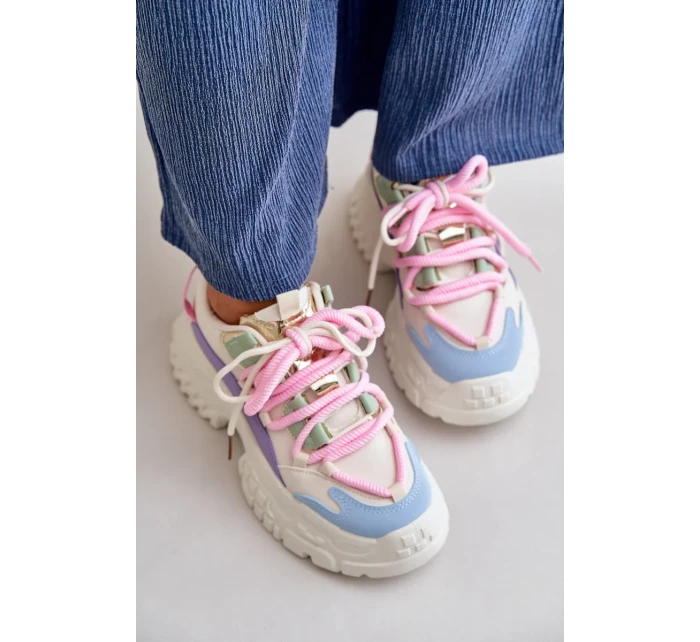 Dámské tenisky na masivní podrážce vícebarevné Nevela Dámské tenisky na masivní podrážce vícebarevné Nevela