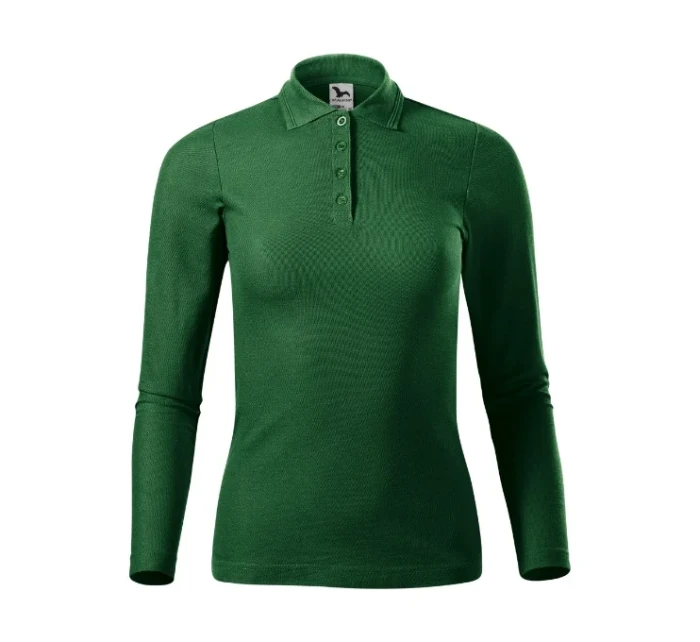 Pique Polo LS polokošile dámská lahvově zelená Pique Polo LS polokošile dámská lahvově zelená