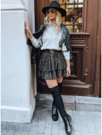 Dámský oversize svetr SKYLARK šedý FashionStreet MY2130