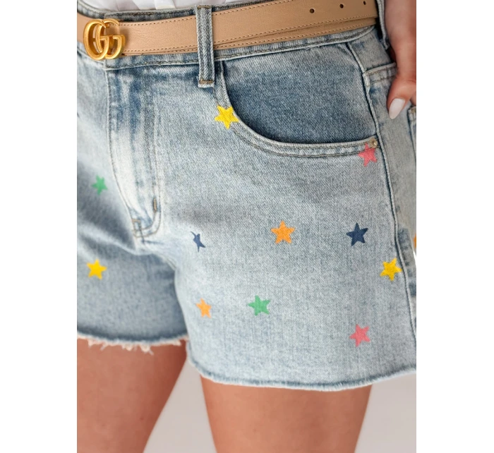 Dámské džínové šortky STARSHINE blue FashionStreet SY0463 Dámské džínové šortky STARSHINE blue FashionStreet SY0463