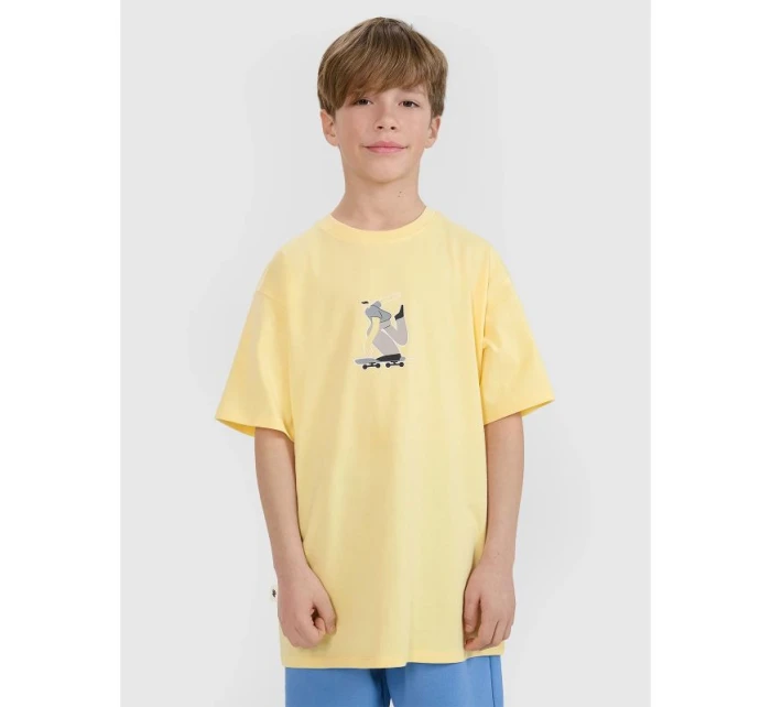 Chlapecké tričko s potiskem 4F 4FJRSS25TTSHM2641-73S