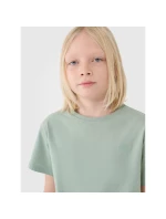 Hladké chlapecké tričko oversize 4F 4FJWSS25TTSHM2324-41S Hladké chlapecké tričko oversize 4F 4FJWSS25TTSHM2324-41S