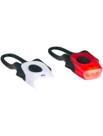 SADA PŘEDNÍCH A ZADNÍCH SILIKONOVÝCH SVĚTEL PRO JÍZDNÍ KOLA DUNLOP PRO