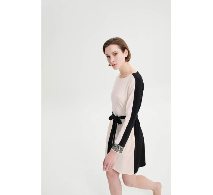 Noční košile s dlouhými rukávy model 18938134 - Vamp