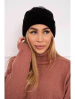 Fleecová čepice Alice K248 černá+šedá Fleecová čepice Alice K248 černá+šedá