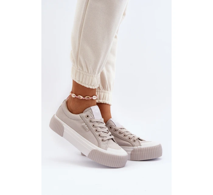 Dámské tenisky na tlusté podrážce model 21650049 šedé - Lee Cooper