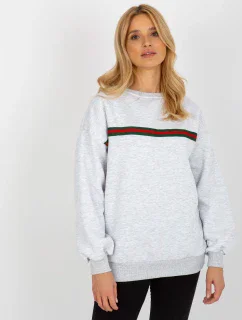 Dámská mikina EM BL 760.01 světle šedá - FPrice