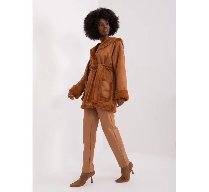 LK KR 509459 bunda.96P světle hnědá