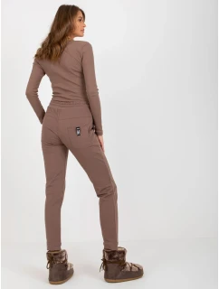 Tepláky RV DR 8380.25P hnědá