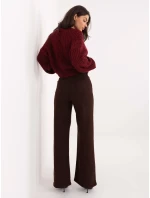 Spodnie jeans SP  ciemny brązowy model 21776455 - FPrice