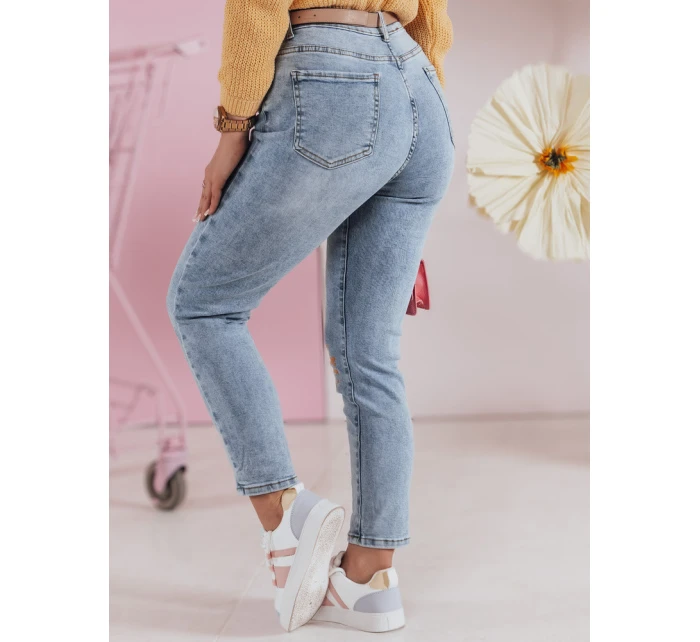 FLORENSSO modré dámské džíny slim fit kalhoty FashionStreet UY2467 FLORENSSO modré dámské džíny slim fit kalhoty FashionStreet UY2467