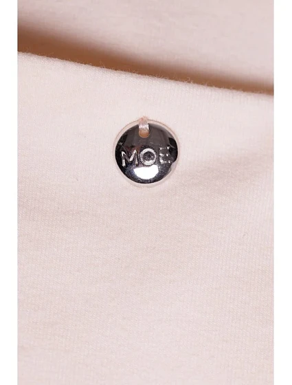 model 19660926 Trapézové šaty s předními kapsami krémové - Moe