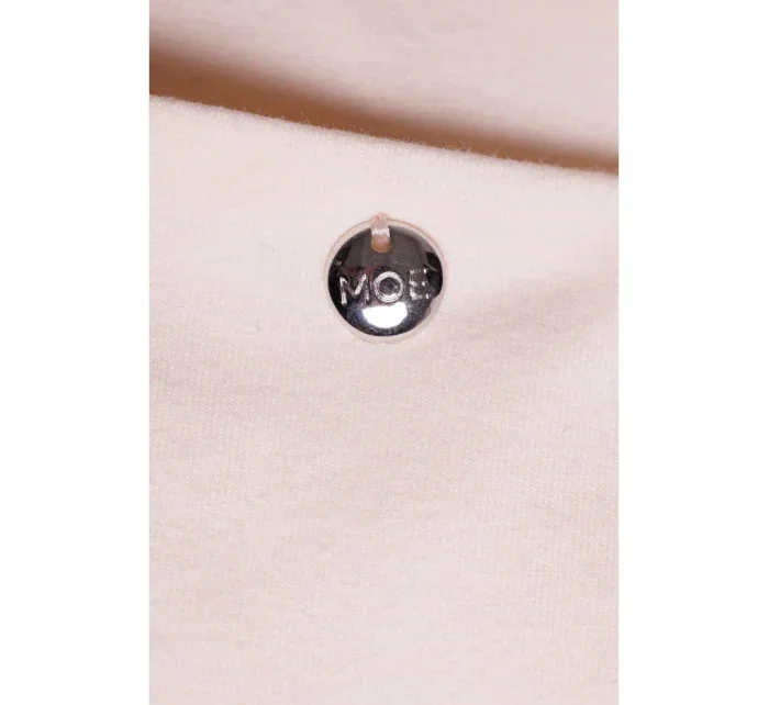 M788 Trapézové šaty s předními kapsami - krémové M788 Trapézové šaty s předními kapsami - krémové