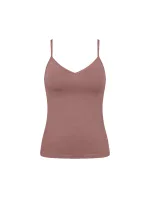 sloggi GO Daily Cotton Spaghetti Top - BROWN - SLOGGI BROWN - SLOGGI