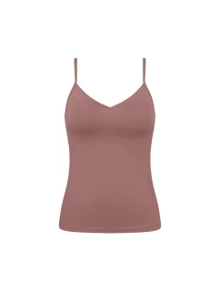 sloggi GO Daily Cotton Spaghetti Top - BROWN - SLOGGI BROWN - SLOGGI