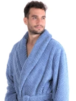 Unisex župan Athena 2116 denim světlý - Vestis