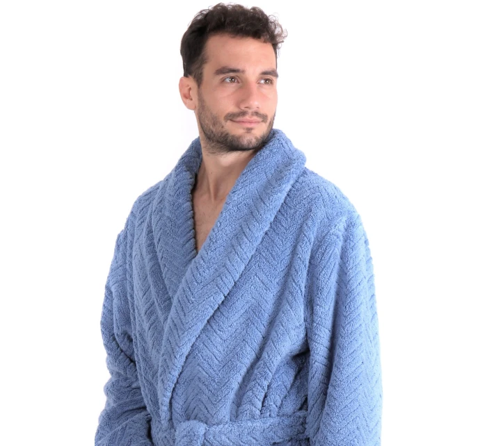 Unisex župan Athena 2116 denim světlý - Vestis