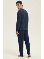 Pánské pyžamo 43455 New blue - HENDERSON Pánské pyžamo 43455 New blue - HENDERSON