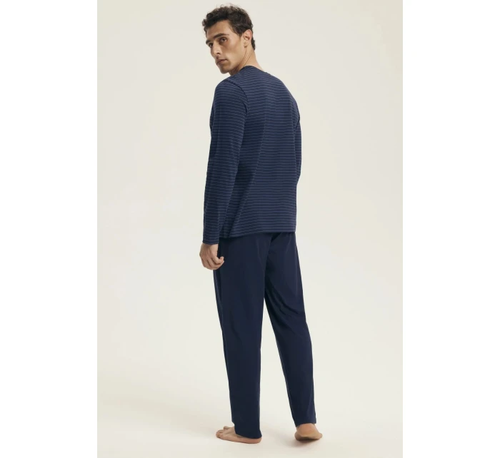Pánské pyžamo 43455 New blue - HENDERSON Pánské pyžamo 43455 New blue - HENDERSON