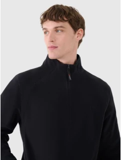 Pánská trekingová bunda 4F 4FWSS25TFLEM304-20S se stojáčkem z fleecu