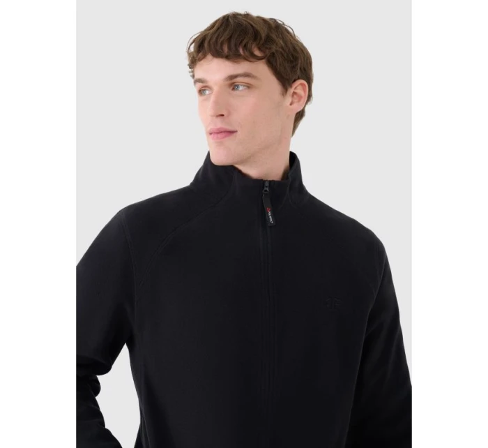 Pánská trekingová bunda 4F 4FWSS25TFLEM304-20S se stojáčkem z fleecu Pánská trekingová bunda 4F 4FWSS25TFLEM304-20S se stojáčkem z fleecu