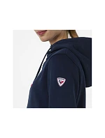 Rossignol mikina W LOGO SWEAT FZ HOOD FL námořnická modrá