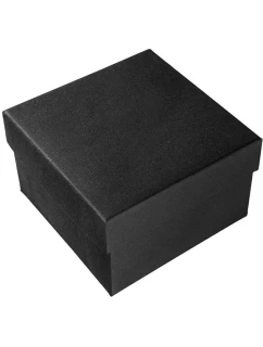 Hladká krabička na hodinky - černá