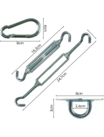 MONTÁŽNÍ KONZOLA PRO PLACHTU SLUNEČNÍ CLONY