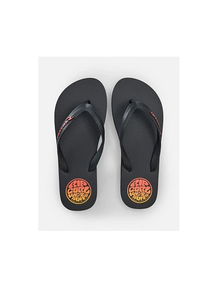 Pánské žabky RIP CURL Icons Of Surf Bloom Open Toe, černé
