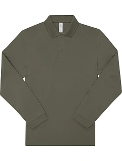 B&C My Polo 180 LSL Piqué polo s dlouhým rukávem 01.U425 camo green
