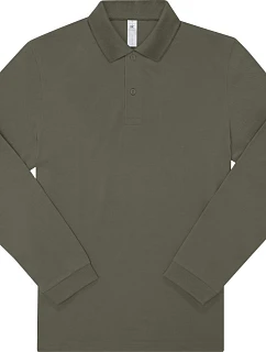 B&C My Polo 180 LSL Piqué polo s dlouhým rukávem 01.U425 camo green
