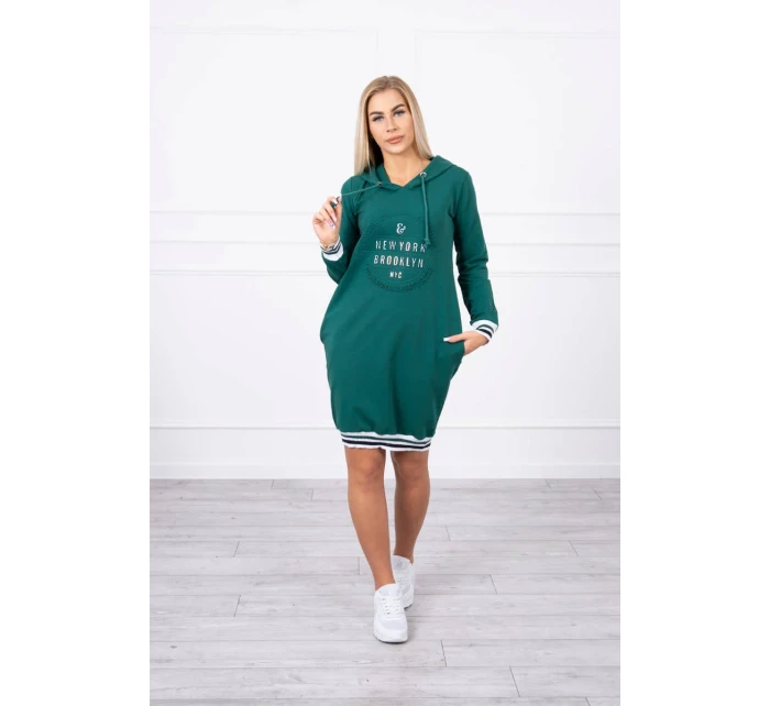Tmavě zelené šaty Brooklyn Tmavě zelené šaty Brooklyn