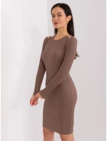 Dámské šaty RV SK model 21780741 Hnědá - FPrice