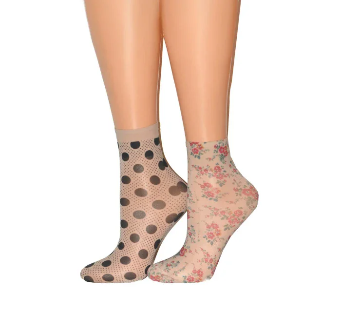 Dámské vzorované ponožky model 7465057 20 den - Magnetis